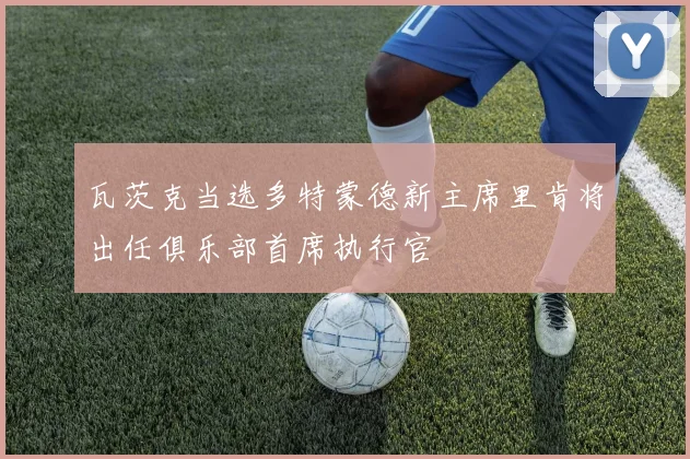 瓦茨克当选多特蒙德新主席里肯将出任俱乐部首席执行官